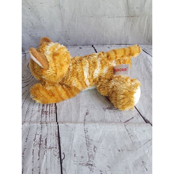 Aurora World 8in Cat Kitten Plush Mini Flopsie MOLLY Orange Tabby Stuffed Animal - Picture 8 of 10